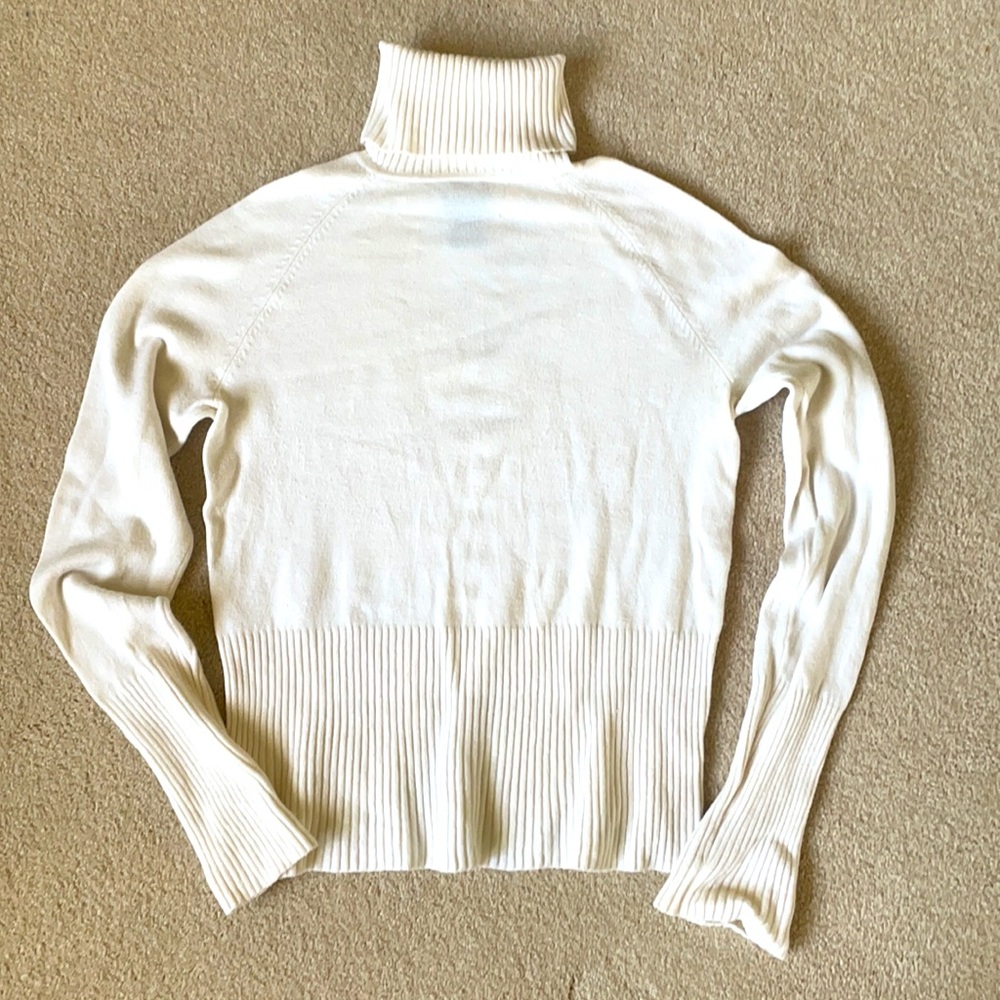 INC cream turtleneck long sleeve